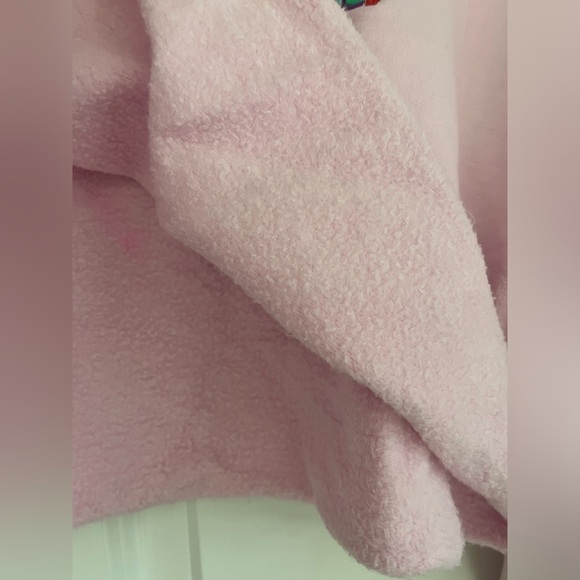 Golf Wang Tyler The Creator Powder Pink Crop Fleece Sweatshirt Logo Size Large - Picture 3 of 7